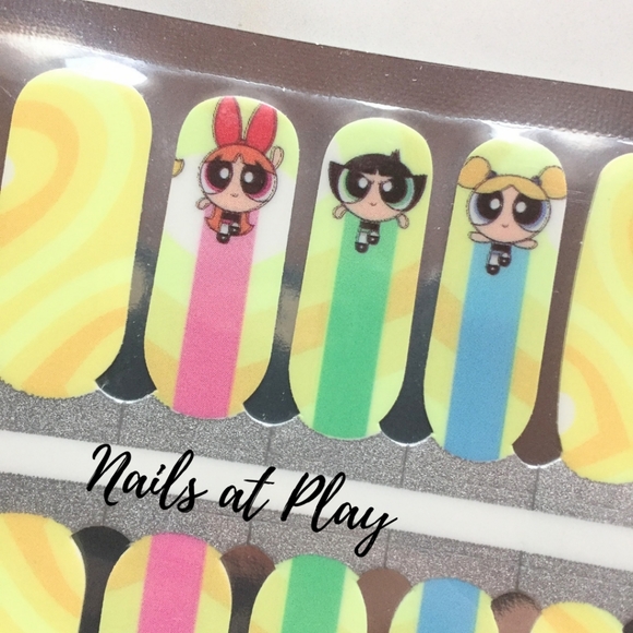 5 for $15 Nail Wraps- The PowerPuff Girls - Picture 1 of 4